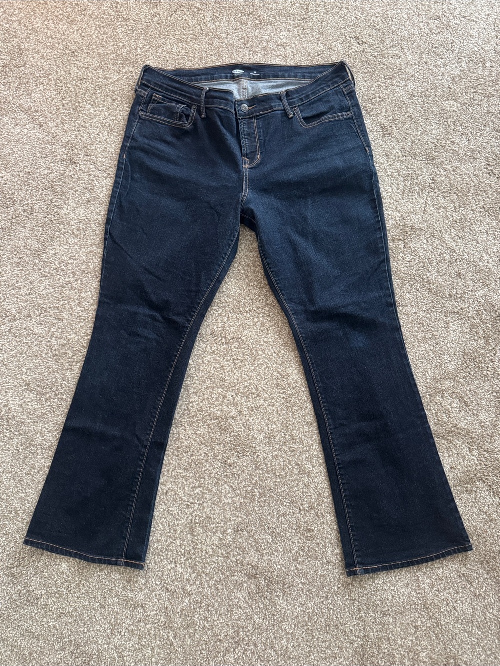 Old Navy Dark Blue Wide Leg Jeans